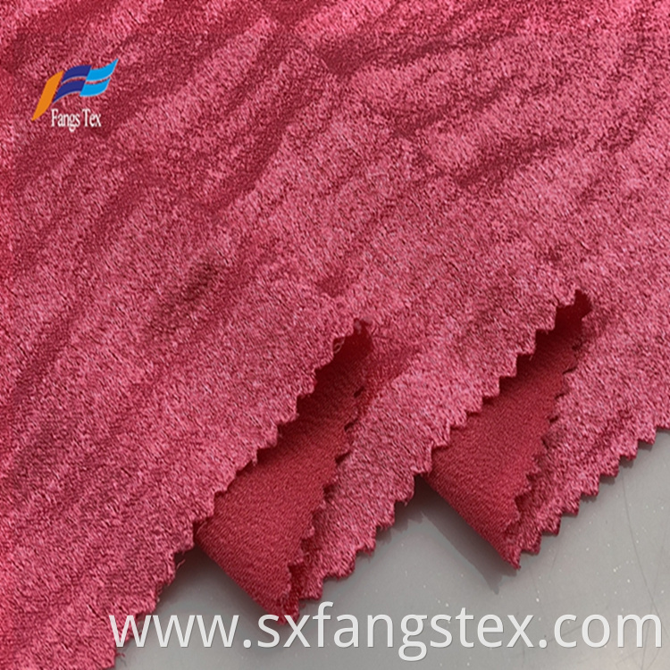 Crepe Satin 100% 75D*150D Polyester Ladies Dress Fabrics 2